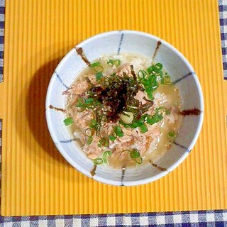 鮭缶の出汁茶漬け♪